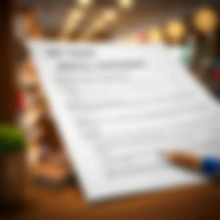 Key Terms of Rental Agreements Detailed rental agreement document highlighting key terms
