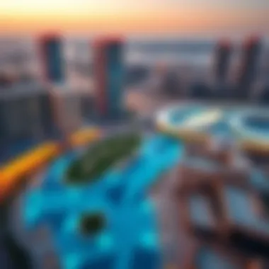 Panoramic view of Dubai Silicon Oasis emphasizing urban living.
