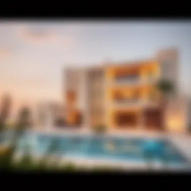 Modern Architecture of Dubai Sky Villa Modern architectural design of a sky villa in Dubai