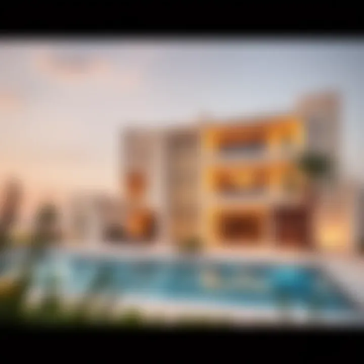 Modern Architecture of Dubai Sky Villa Modern architectural design of a sky villa in Dubai