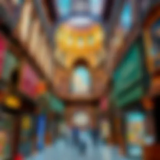 The Architectural Marvel of Souk Deira Intricate architecture of Souk Deira showcasing traditional design elements