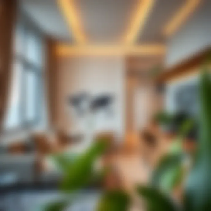 Interior Design of Studio Flats Modern studio apartment interior showcasing smart design