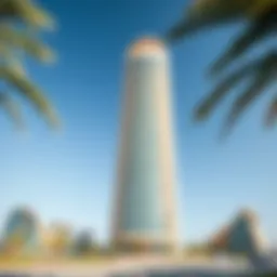 Architectural view of Apricot Tower