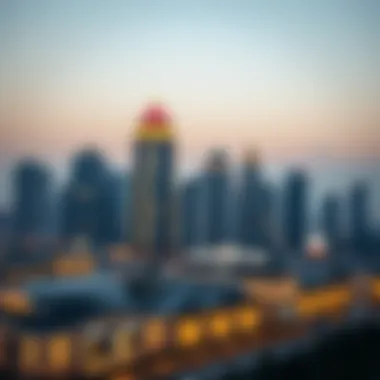 Dubai Silicon Oasis Skyline Dubai Silicon Oasis skyline