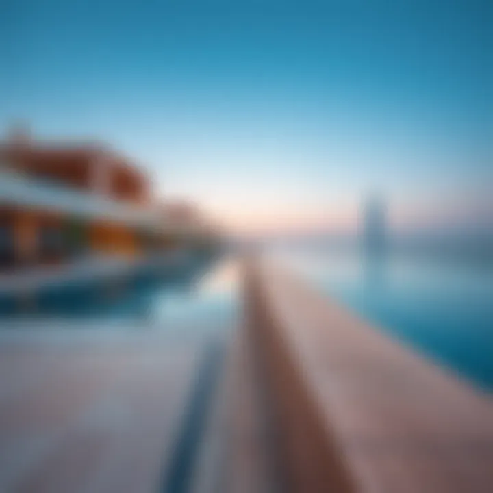 Architectural Marvel: Infinity Pool Design Stunning architectural design of an infinity pool in Dubai