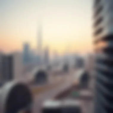 Dubai's Skyline: A Modern Marvel Aerial view of Dubai's skyline showcasing modern architecture