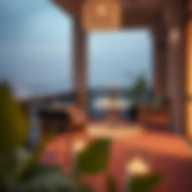 Balcony Bliss: The Allure of Furnished Spaces Cozy furnished balcony with a view, ideal for relaxation