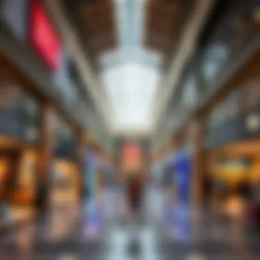 Modern Outlet Mall Layout Modern outlet mall layout reflecting consumer shopping trends