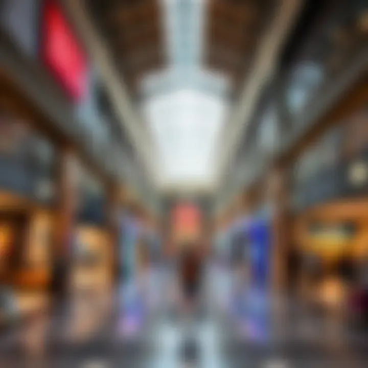Modern Outlet Mall Layout Modern outlet mall layout reflecting consumer shopping trends
