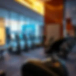 Innovative gym equipment at Dubai Hills Mall Gym