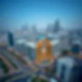 Aerial Perspective of Golden Mile 2 in Dubai Aerial view of Golden Mile 2 showcasing its modern architecture amidst the Dubai skyline