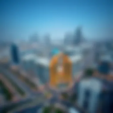 Aerial Perspective of Golden Mile 2 in Dubai Aerial view of Golden Mile 2 showcasing its modern architecture amidst the Dubai skyline