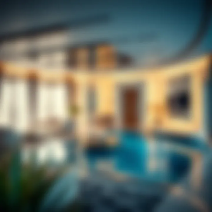 Luxurious Interior Showcasing Modern Amenities Luxurious interior showcasing modern amenities