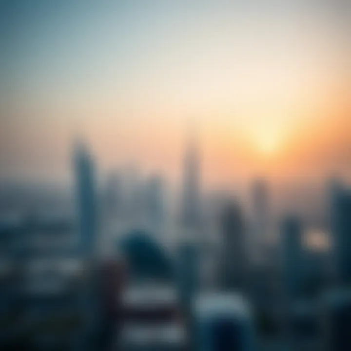 Stunning Skyline View of Abu Dhabi Stunning skyline view of Abu Dhabi highlighting real estate growth