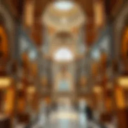 A breathtaking view of the Golden Souk's intricate architecture