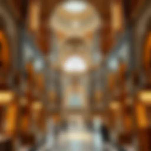 Intricate Architectural Design of the Golden Souk A breathtaking view of the Golden Souk's intricate architecture