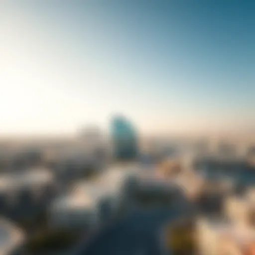 Aerial View of Al Barsha Aerial view of Al Barsha showcasing modern architecture