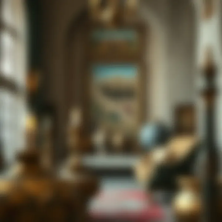 Cultural Artifacts in Juma Al Majid Cultural significance represented in the artwork displayed within the building