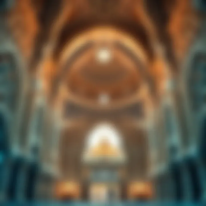 Intricate Interior Designs of Juma Al Majid Interior view highlighting the intricate design elements of the building