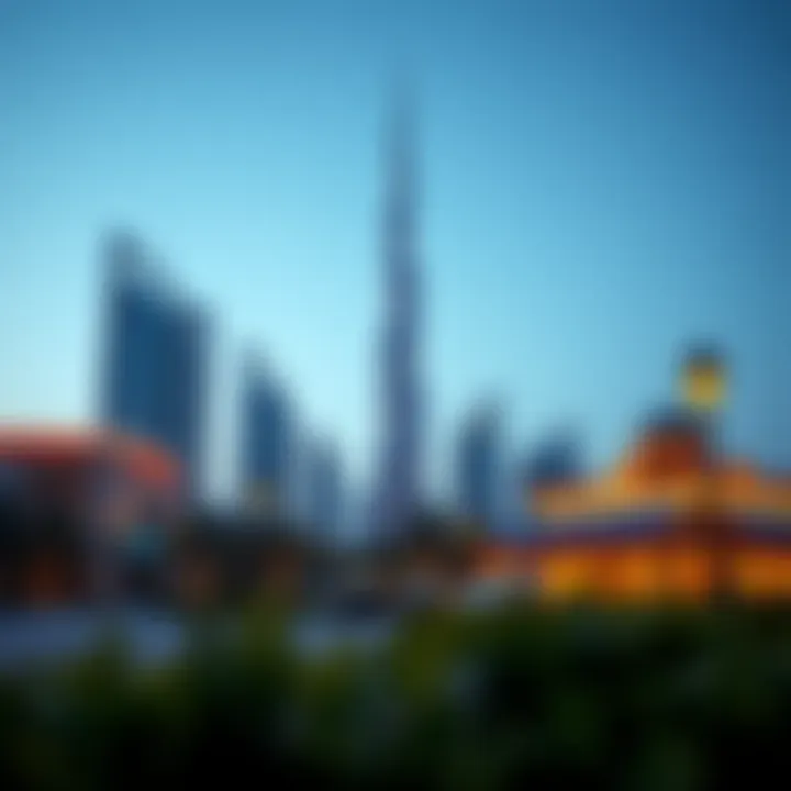 Surrounding attractions near Dubai Garden Glow, emphasizing leisure and entertainment