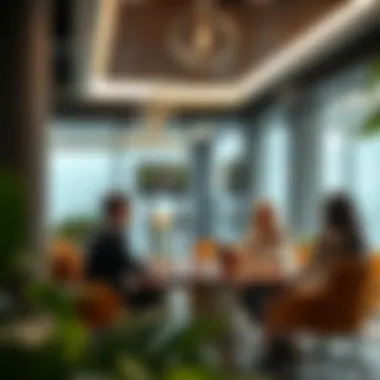 Investment Strategies Discussion Business meeting discussing salon investment strategies