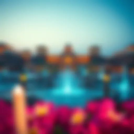 Panoramic View of Fountain Walk A panoramic view of the Fountain Walk at The Pointe, showcasing its stunning architecture and vibrant atmosphere.