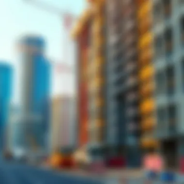 Urban Development in Progress Construction site depicting urban development in Dubai