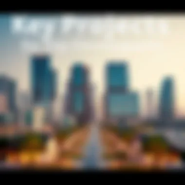 Key Projects by Top Developers Infographic highlighting key projects by top developers in Dubai