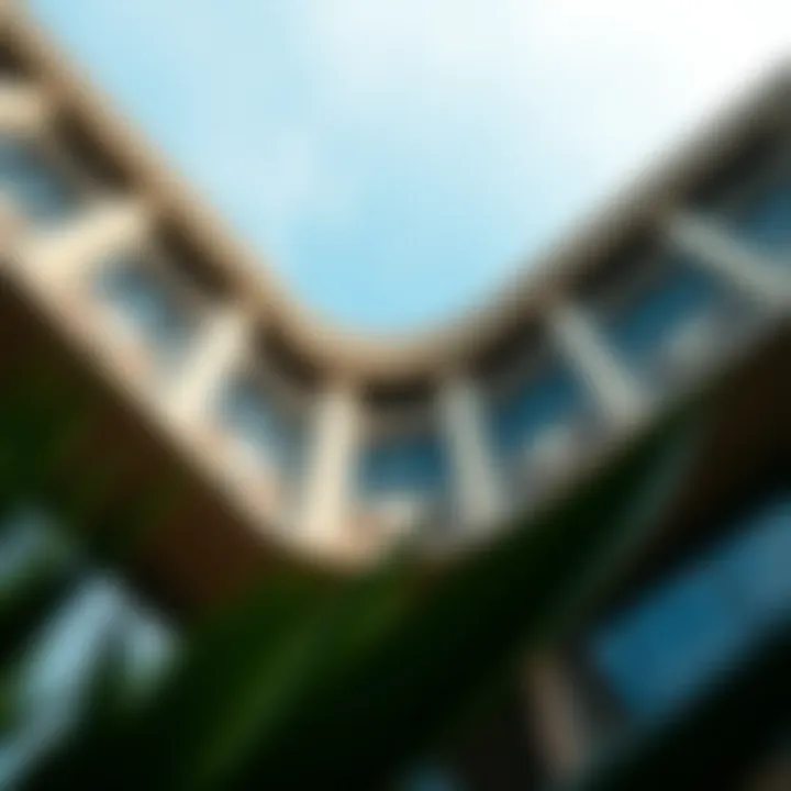 Architectural Features of the Sky Tower Intricate architectural details of the Sky Tower