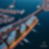 Luxurious Waterfront Properties in بحر جي بي ار Aerial view of بحر جي بي ار showcasing luxurious waterfront properties