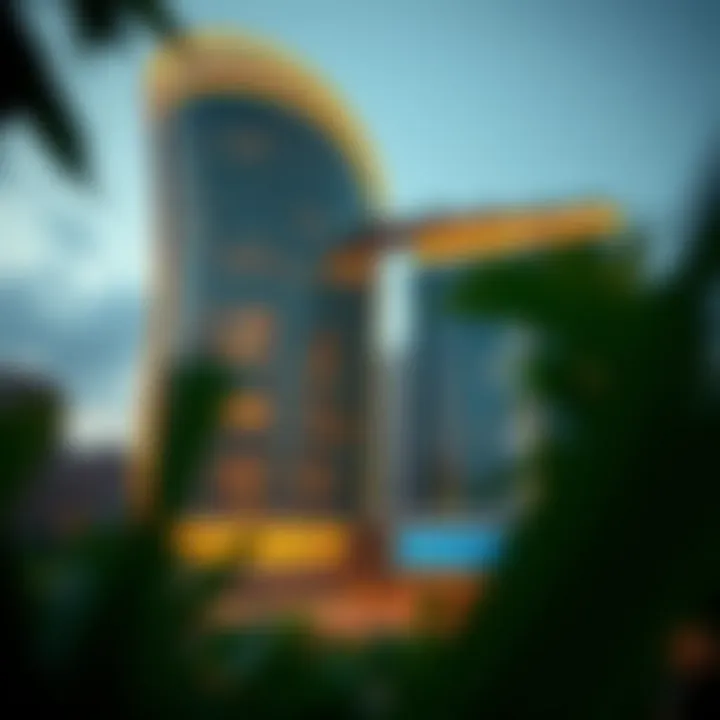 Architectural Design of Tiara East Tower Stunning view of Tiara East Tower showcasing its architectural design