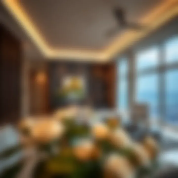 Interior Design of Tiara East Tower Residences Interior design elements of a residence in Tiara East Tower