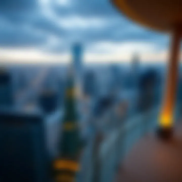 Panoramic Skyline from Tiara East Tower Panoramic skyline view from Tiara East Tower