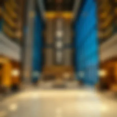 Inside the XL Tower: Lobby Elegance Luxurious lobby interior of the XL Tower