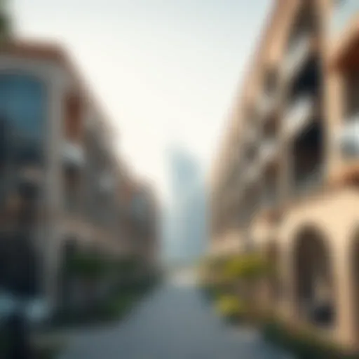 Luxurious residential buildings in Falcon City Phase Two