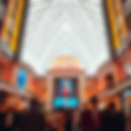 Stunning architectural view of Galleria Mall Al Barsha