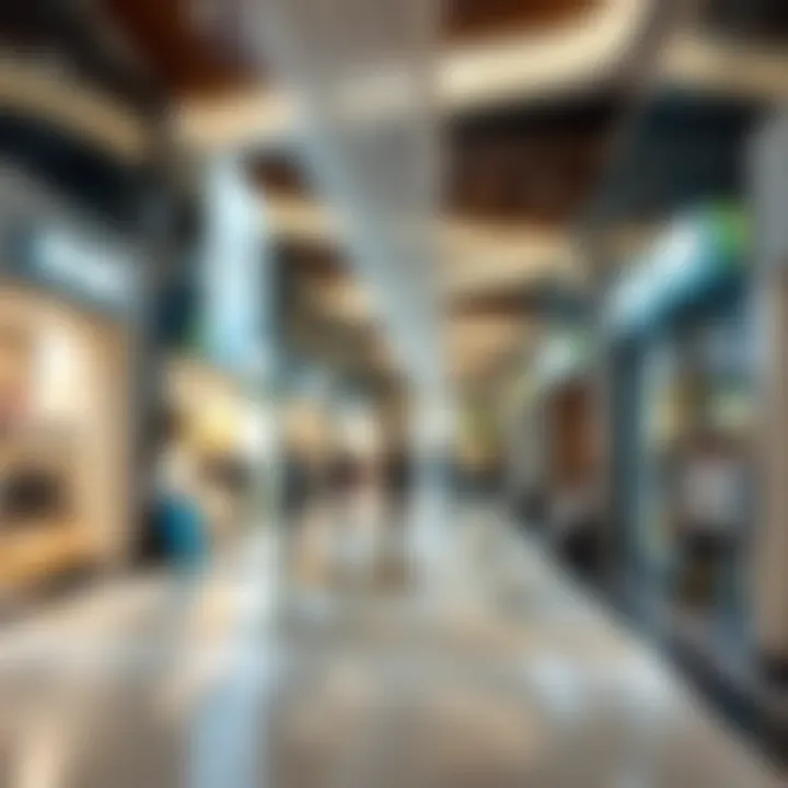 Retail Offerings at Galleria Mall Al Barsha Diverse retail shops inside Galleria Mall