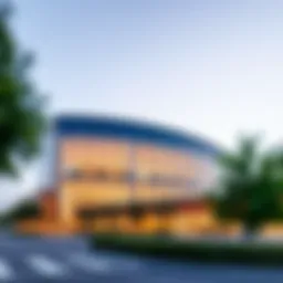 Stunning exterior view of HDS Business Center Cluster M showcasing modern architecture