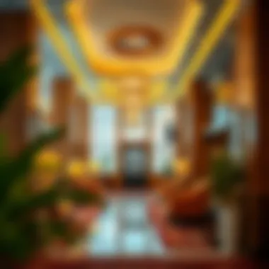 Cultural Nuances: Ambiance in Indian Hotel Lobbies Cultural decor and ambiance in an Indian hotel lobby
