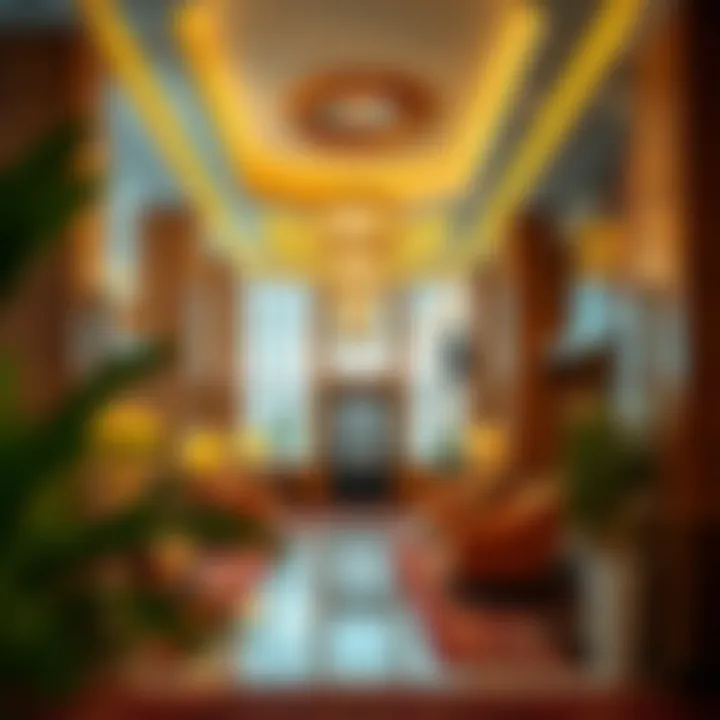 Cultural Nuances: Ambiance in Indian Hotel Lobbies Cultural decor and ambiance in an Indian hotel lobby