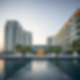 Luxurious exterior of Intercontinental Dubai Marina showcasing modern architecture