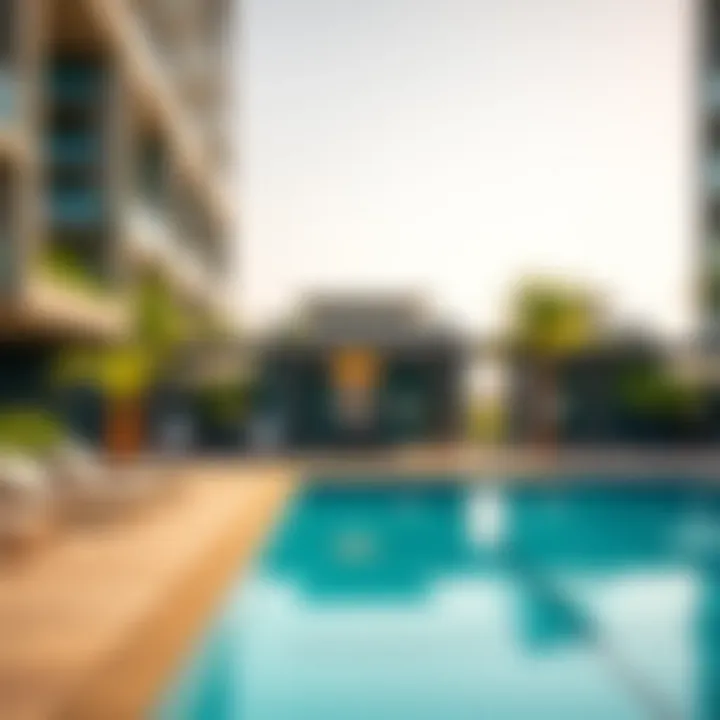 Exclusive Amenities at Jannah Place Marina Amenities offered at Jannah Place Marina, including pool and fitness center