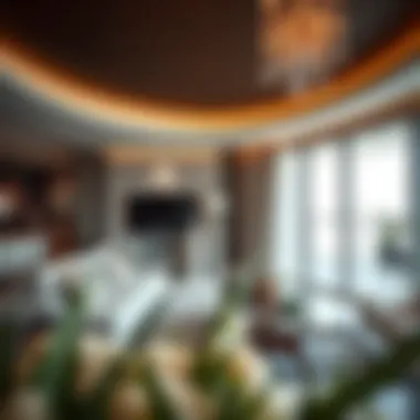 Luxurious Interiors at Jannah Place Marina Luxurious interior design of a residence in Jannah Place Marina