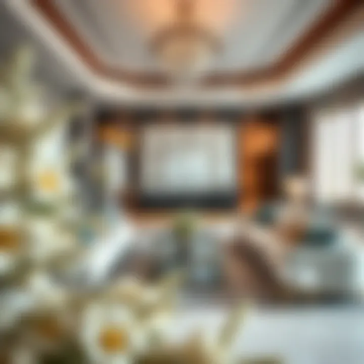 Elegance in Luxury Living Room Luxurious living room interior featuring elegant design and high-end furnishings