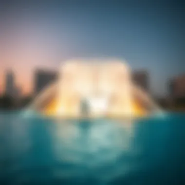 Dubai Fountain: A Dazzling Water Spectacle The enchanting Dubai Fountain showcasing a mesmerizing water display