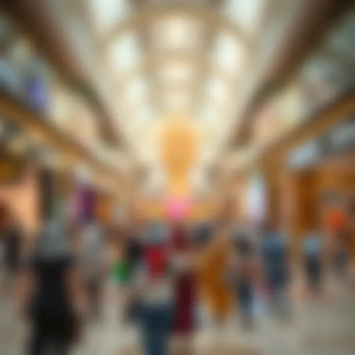 Dubai Mall: A Shopper's Paradise The vibrant atmosphere of the Dubai Mall filled with shoppers