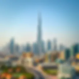 Stunning skyline of Dubai showcasing modern real estate