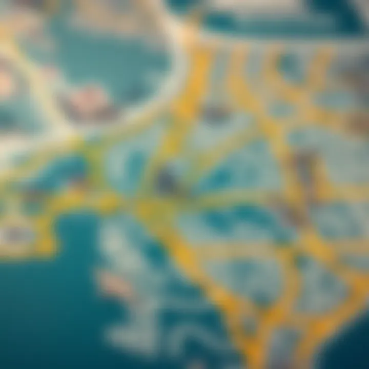 Navigating Dubai: The Role of Makani Numbers Map highlighting the significance of Makani numbers in navigation