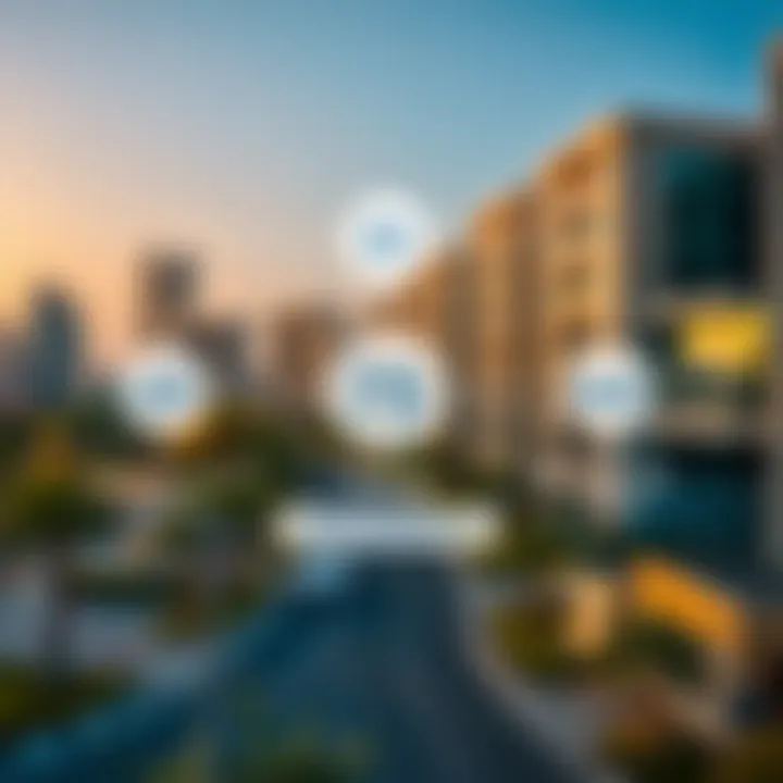 Integrating Makani Numbers in Transactions Diagram showcasing the integration of Makani numbers in property transactions