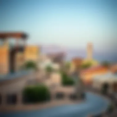 Vibrant Mamzar Neighborhood Surrounding Chalet Mamzar A panoramic view of the vibrant Mamzar neighborhood surrounding Chalet Mamzar